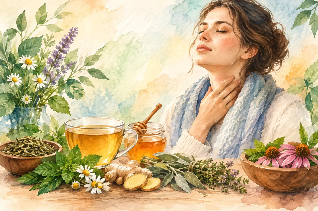 7 Best Herbal Options for a Dry Throat at Home