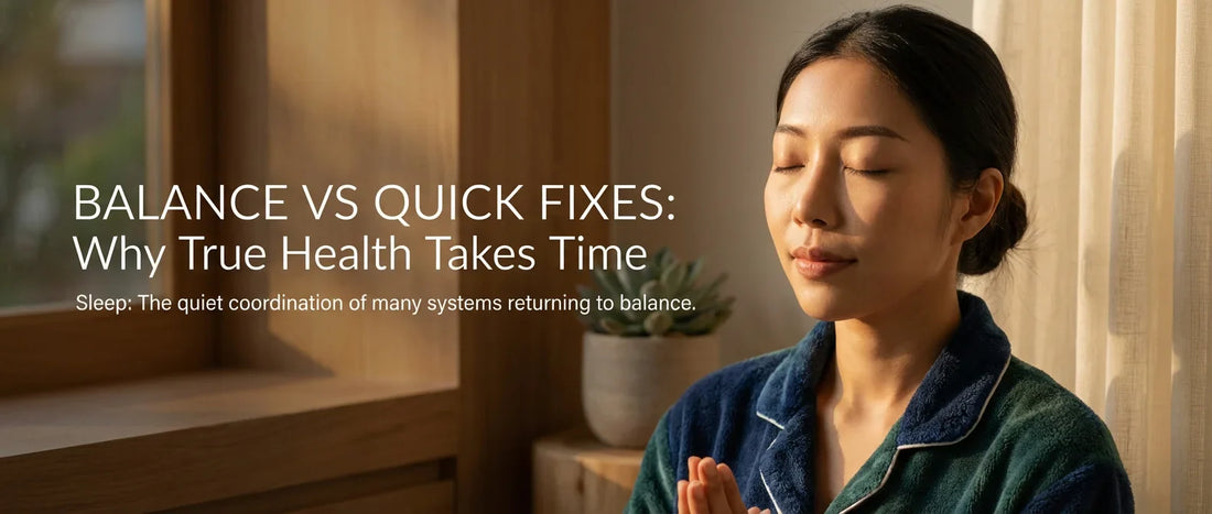 Balance vs Quick Fixes: Why True Health Takes Time