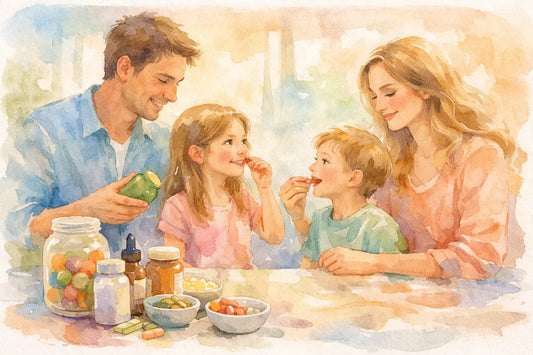 A Family Wellness Supplement Routine That Lasts