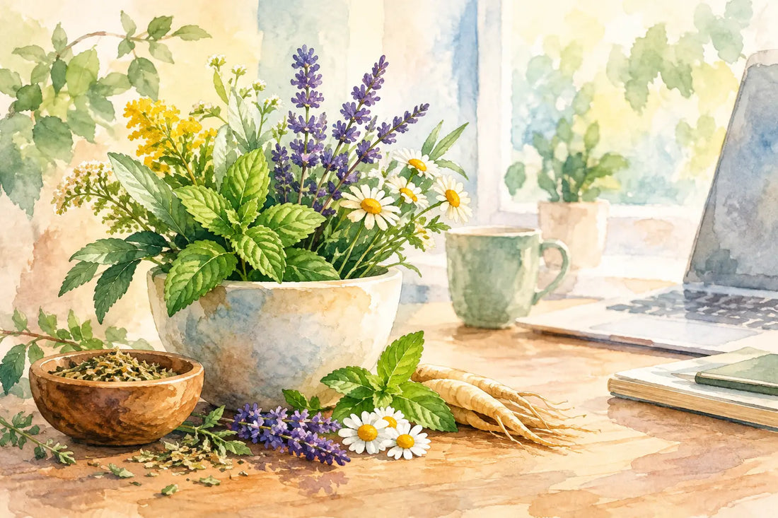 Best Botanicals for Desk Fatigue Support