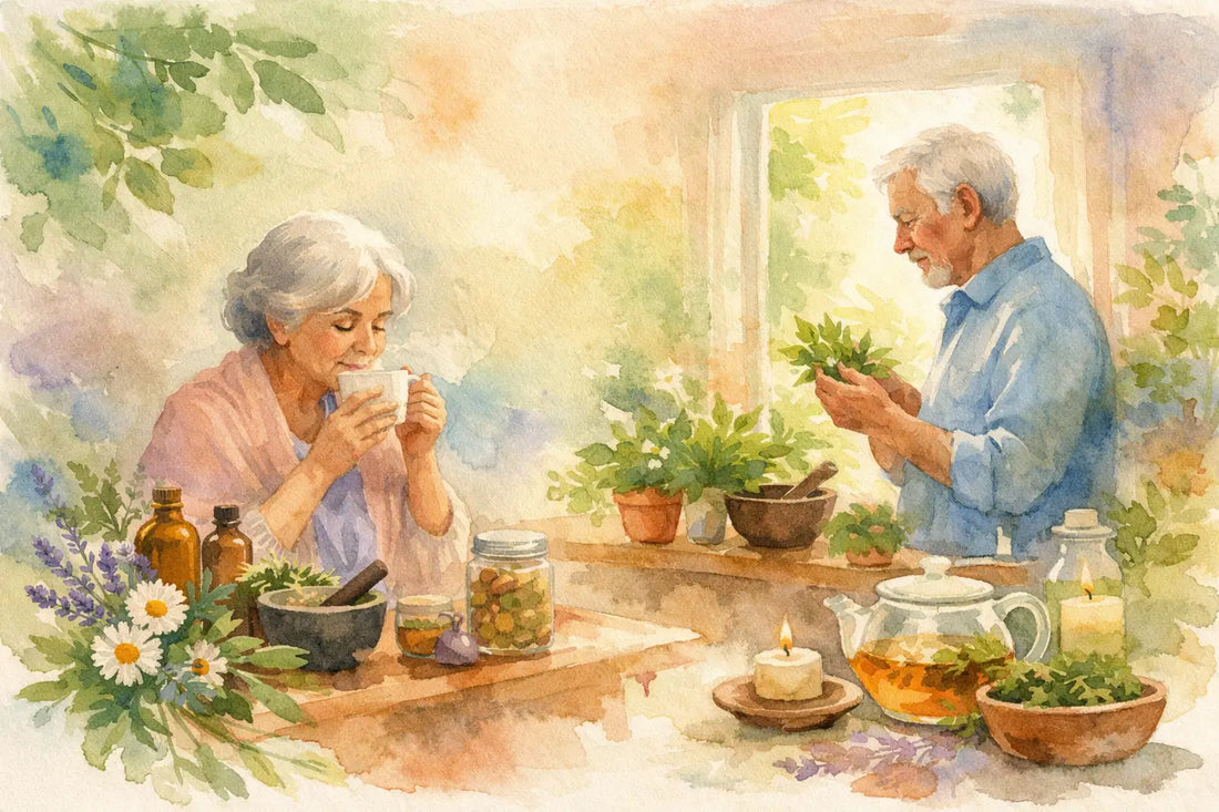 An Herbal Wellness Routine for Seniors at Home