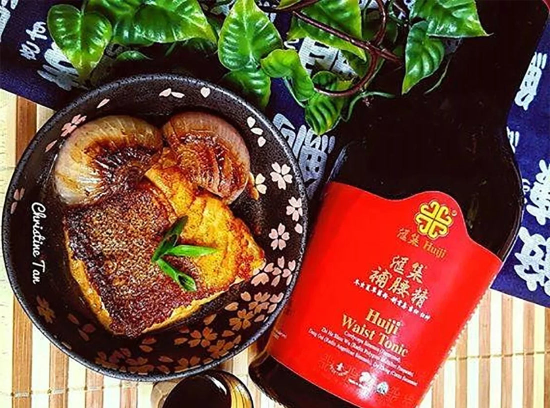 Braised Garoupa & Onions with Huiji Health Tonic