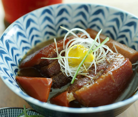 Herbal Braised Pork Belly with Burdock Root