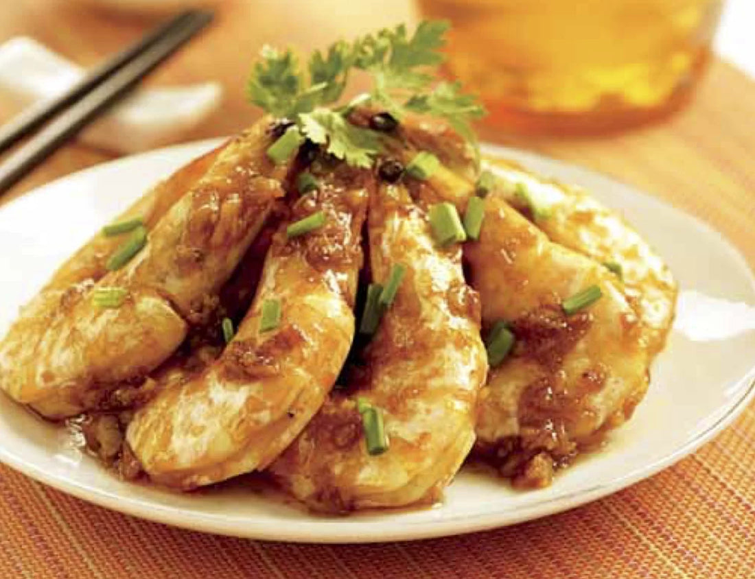 Stir-Fried Honey Prawns