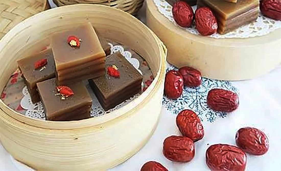 Steamed Red Date Huiji Layer Cake