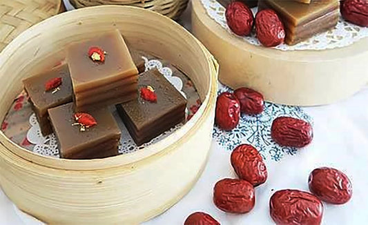 Steamed Red Date Huiji Layer Cake