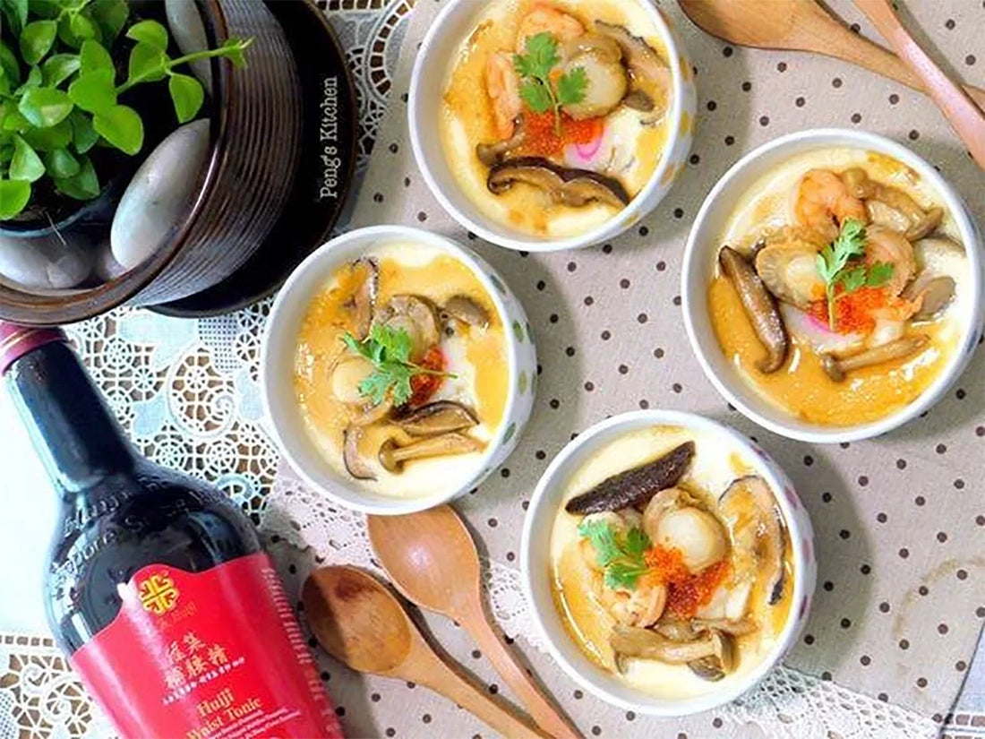 Steamed Seafood Egg Custard
