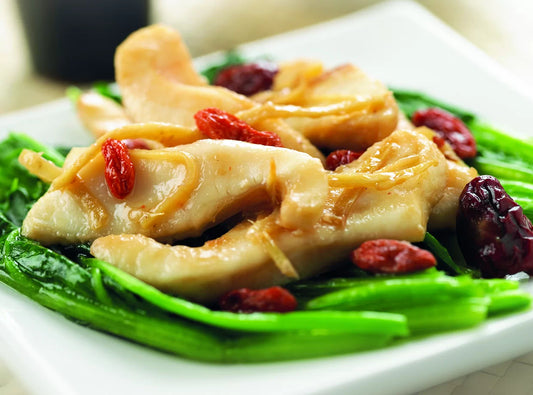 Stir-Fried Fish with Spinach