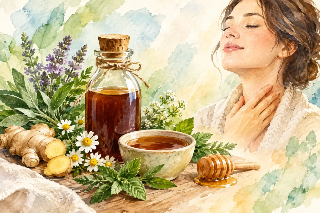 Herbal Throat Soothing Syrup for Everyday Care