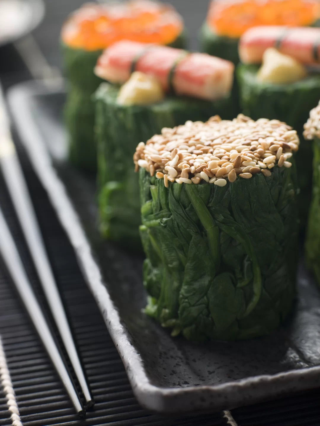 Huiji Jade Spinach Rolls