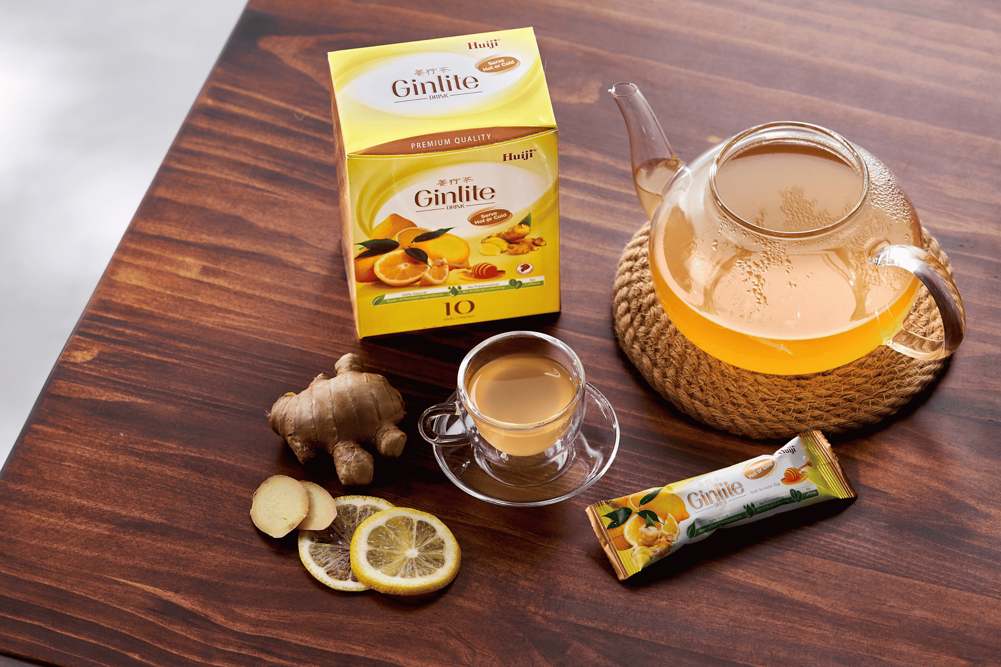 Huiji Ginlite (Ginger Lemon Tea)