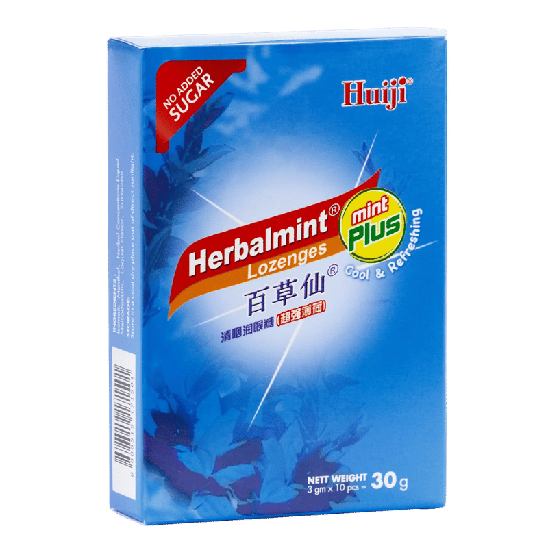 Huiji Herbalmint Lozenges Plus