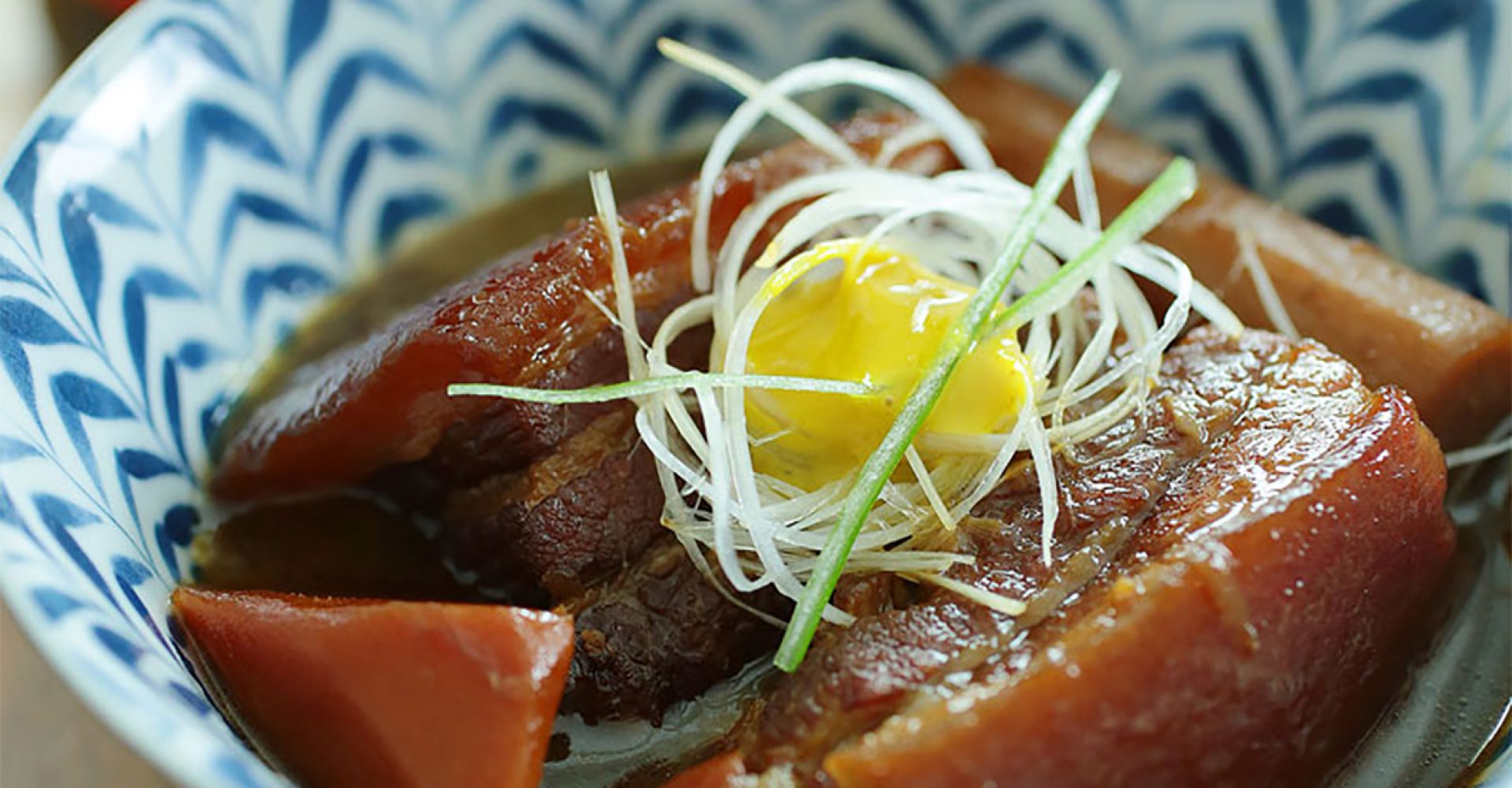 Herbal Braised Pork Belly with Burdock Root